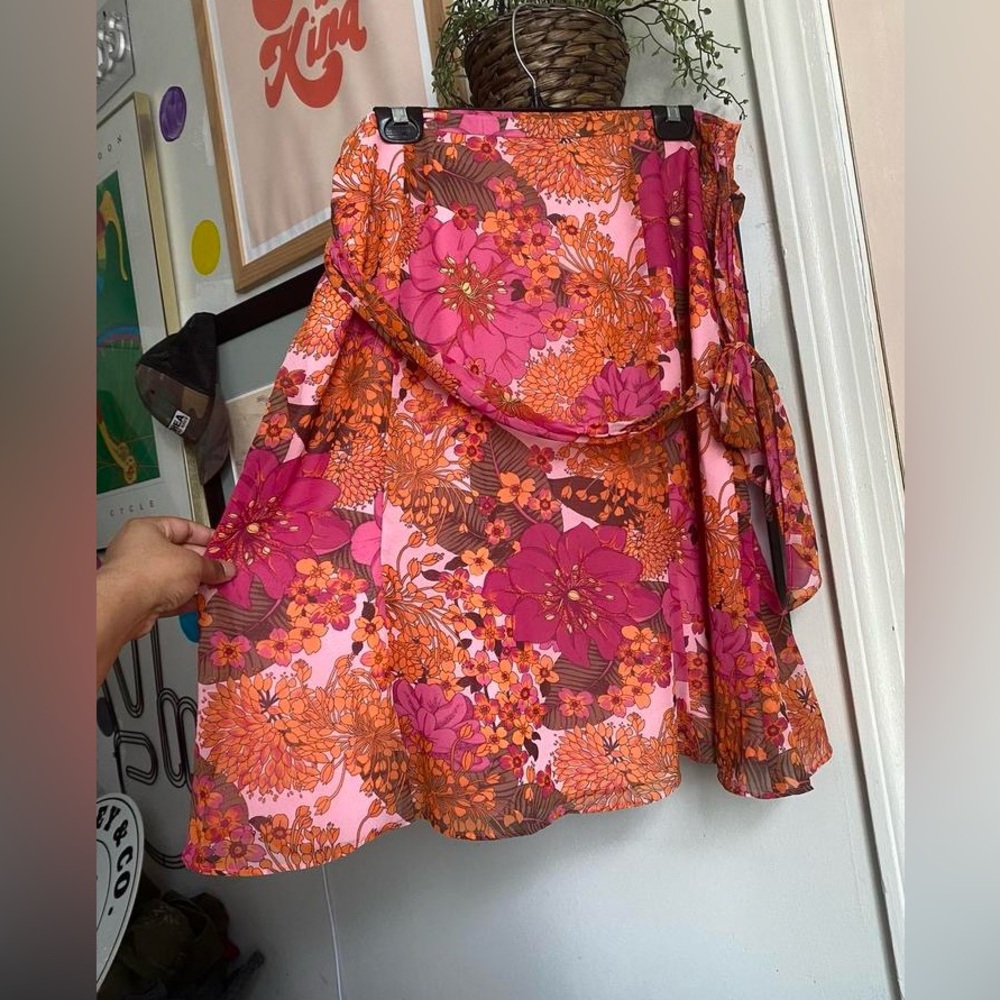 foral vintage spring skirt